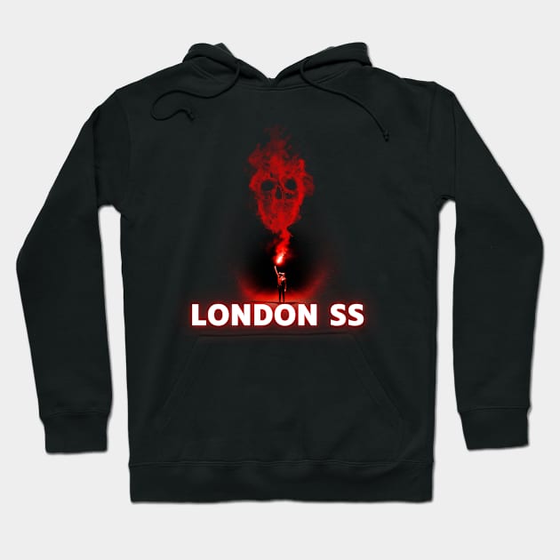 london ss red smoke Hoodie by pesidsg